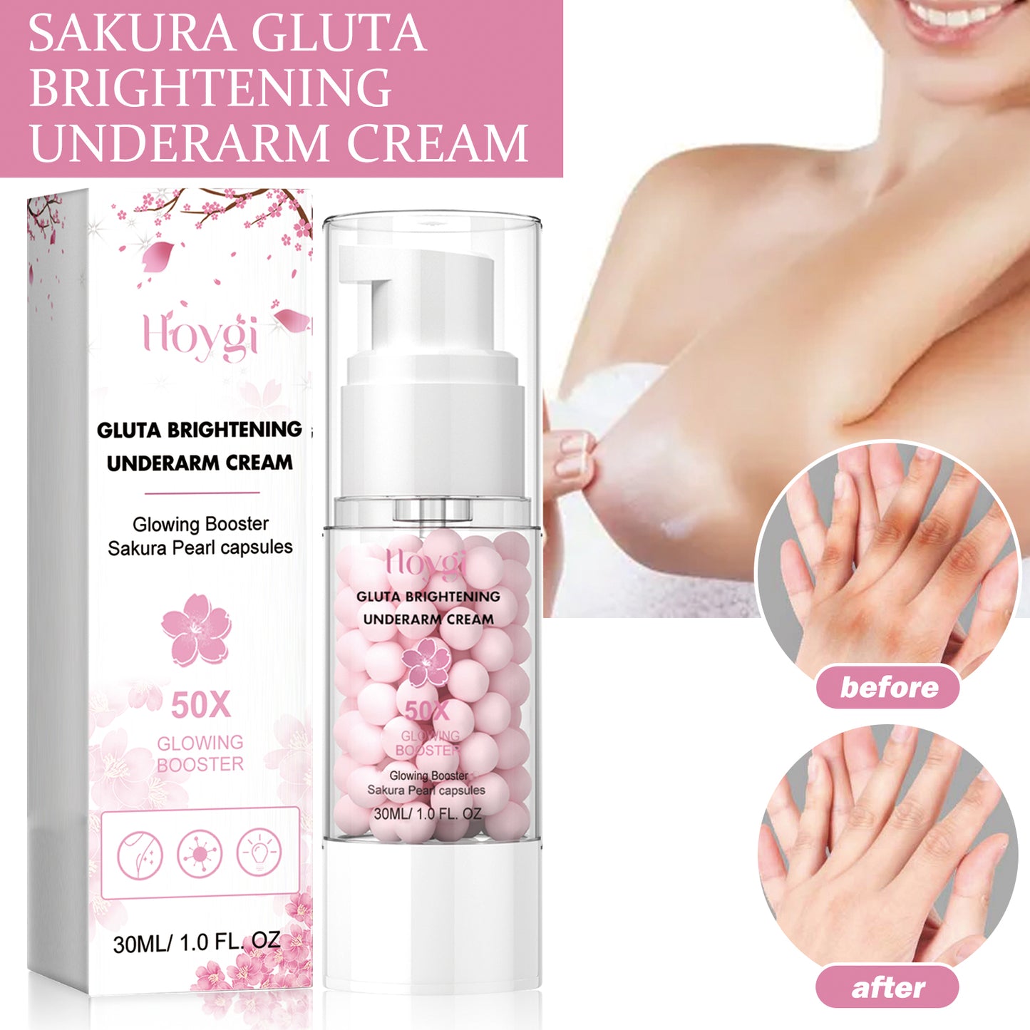 Hoygi Brightening Underarm & Skin Whitening Cream