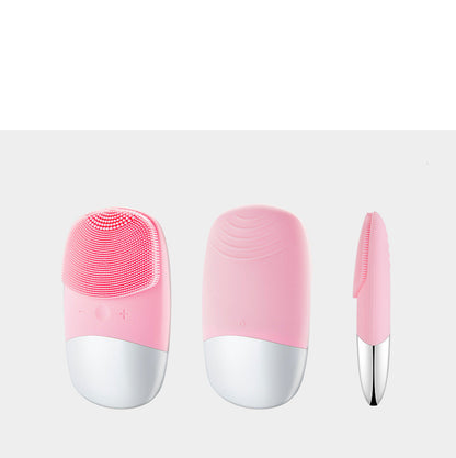 Mini Silicone Electric Facial Cleansing Brush