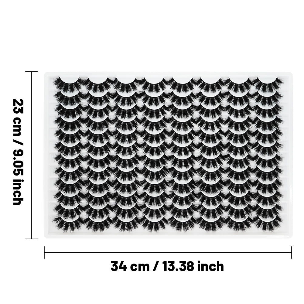 3D Multi-Layer False Eyelashes – Soft, Natural & Reusable