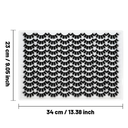 3D Multi-Layer False Eyelashes – Soft, Natural & Reusable