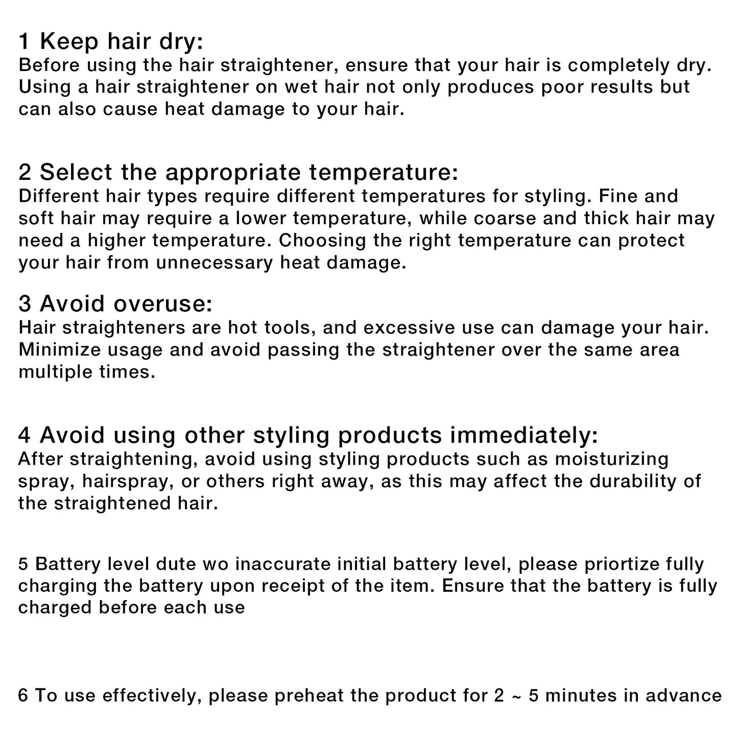 S7 Cordless Hair Straightening Brush