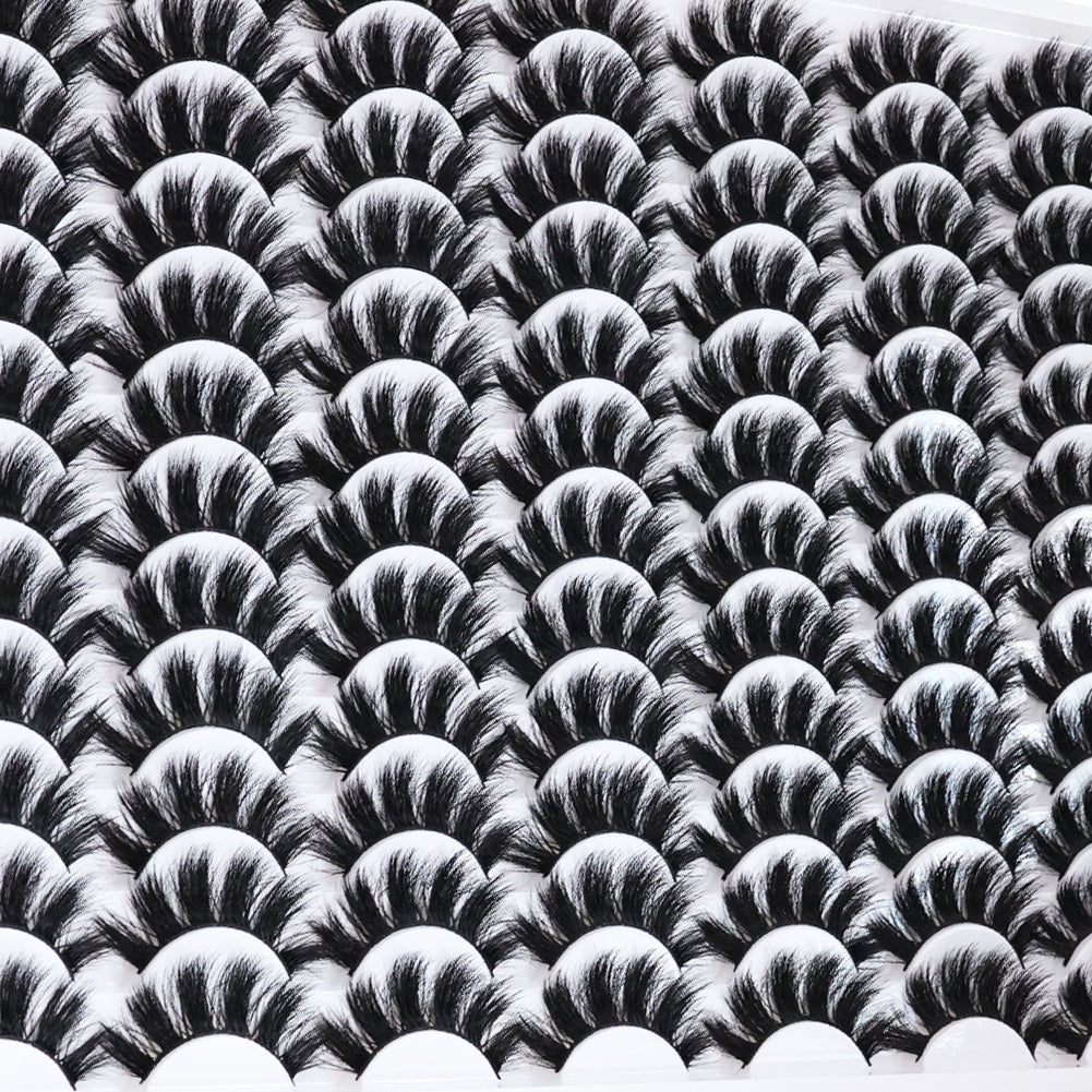 3D Multi-Layer False Eyelashes – Soft, Natural & Reusable