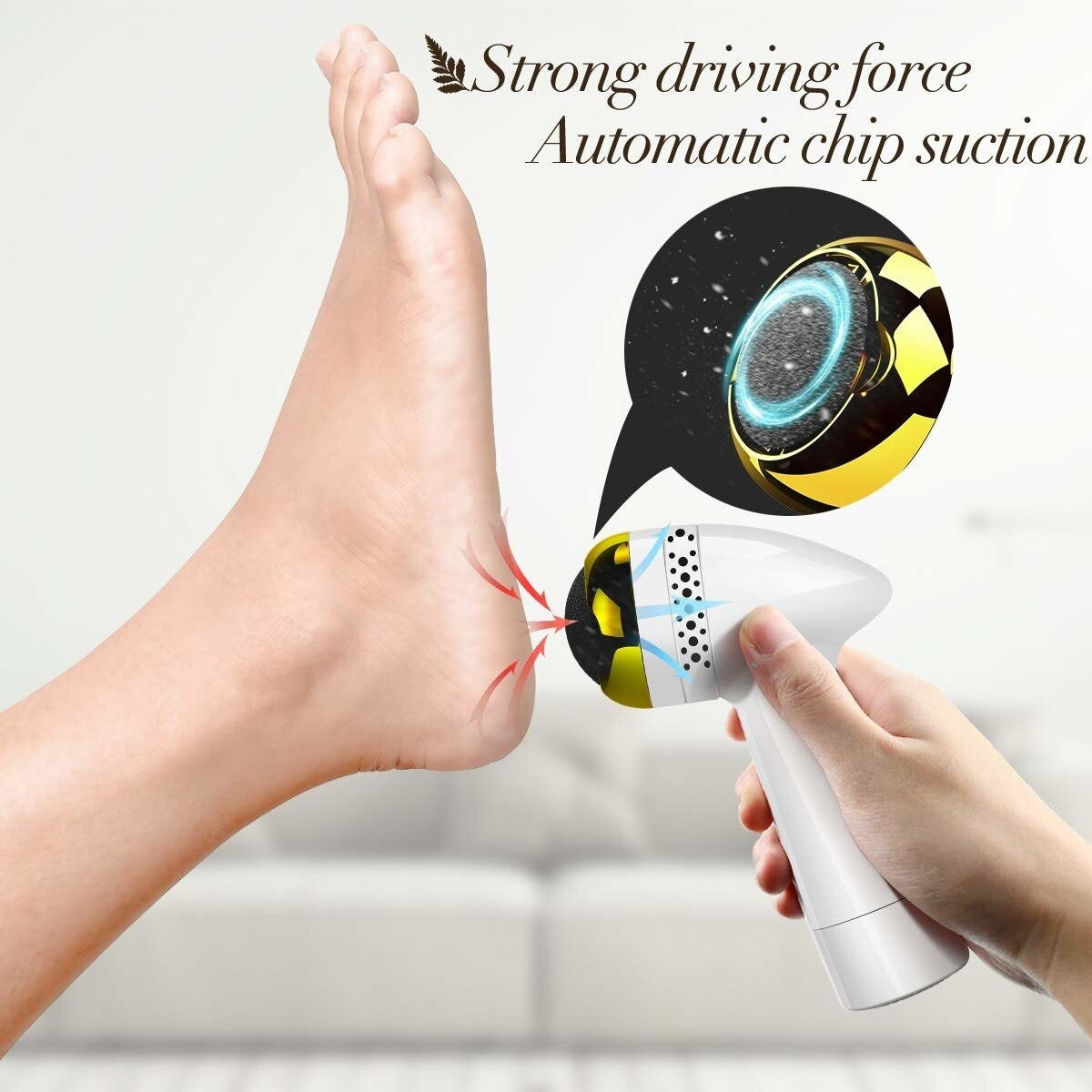 Vacuum Callus Remover & Dead Skin Exfoliator for Foot Care