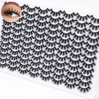 3D Multi-Layer False Eyelashes – Soft, Natural & Reusable