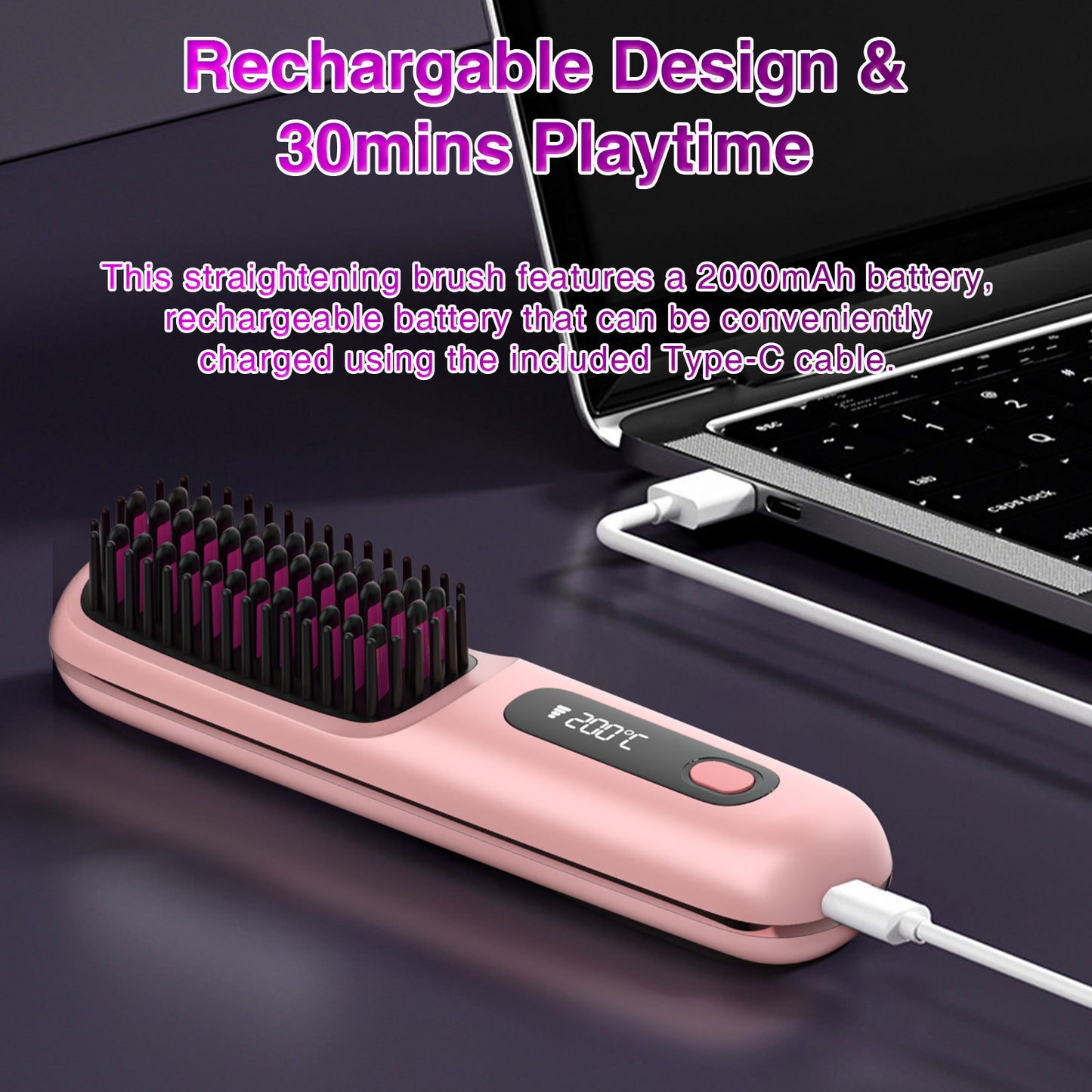 S7 Cordless Hair Straightening Brush