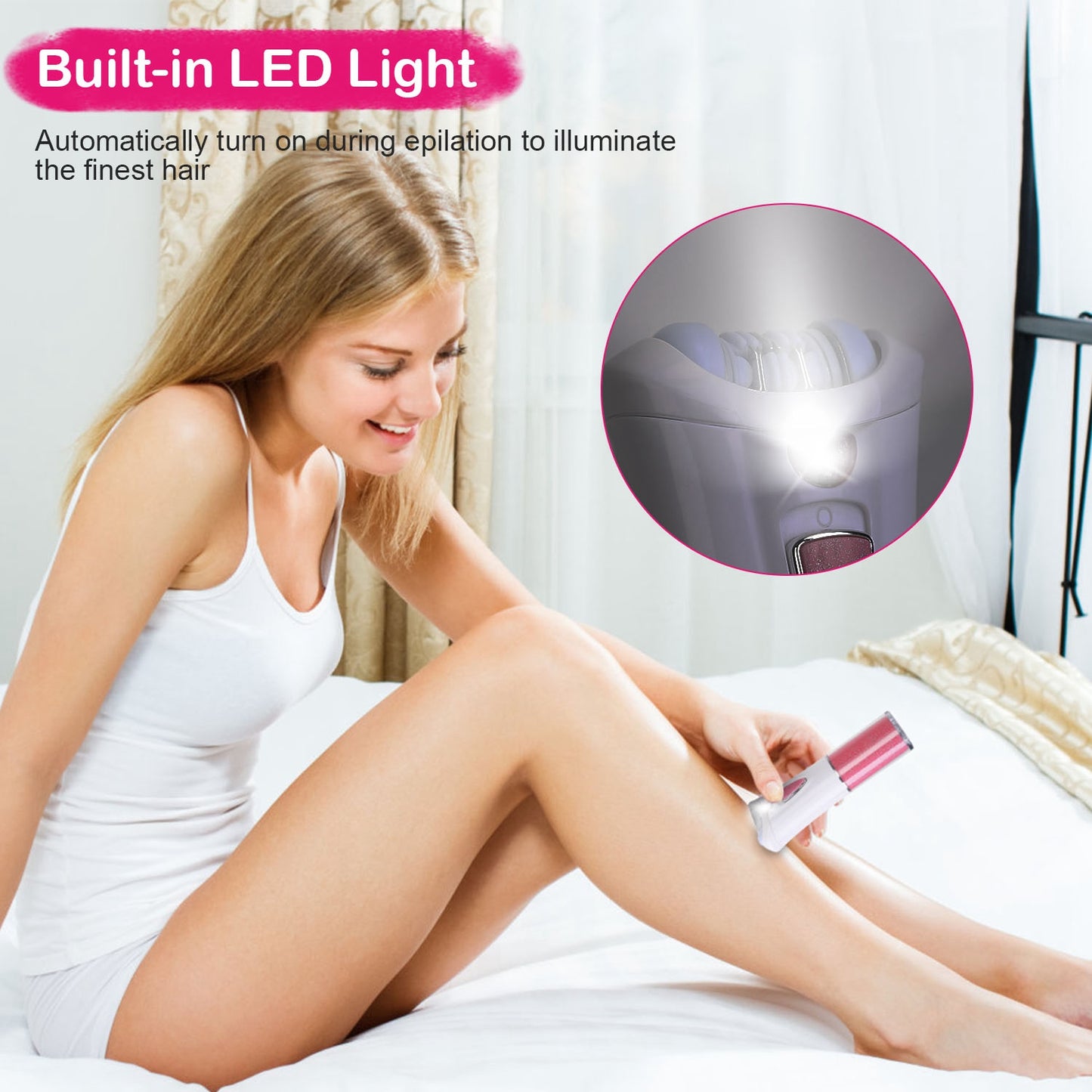 1Pc Glide Women’s Cordless Epilator