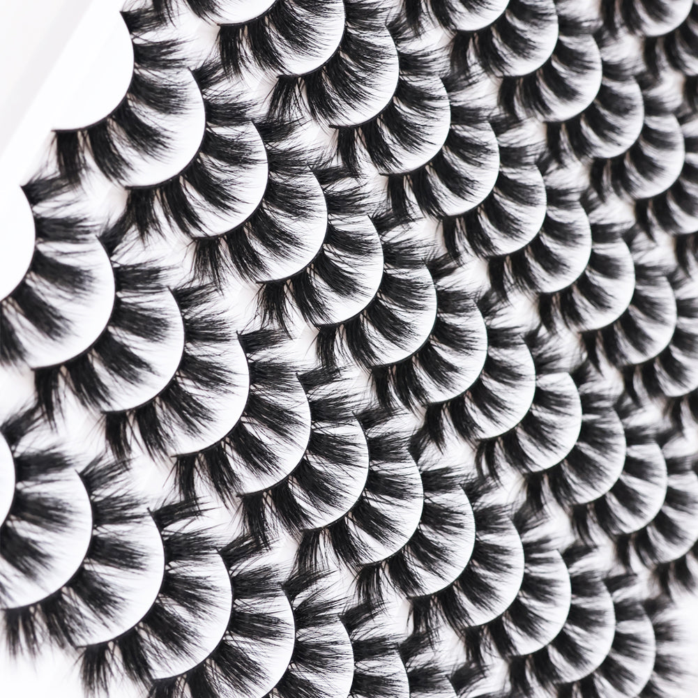 3D Multi-Layer False Eyelashes – Soft, Natural & Reusable