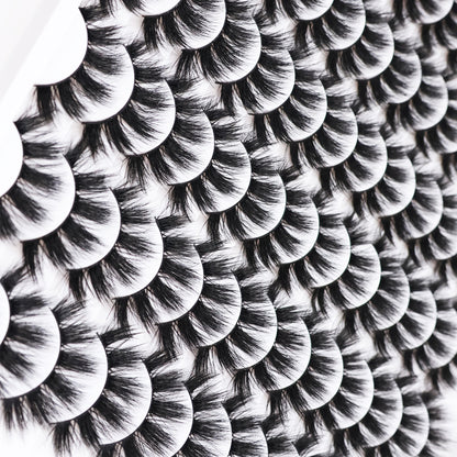 3D Multi-Layer False Eyelashes – Soft, Natural & Reusable