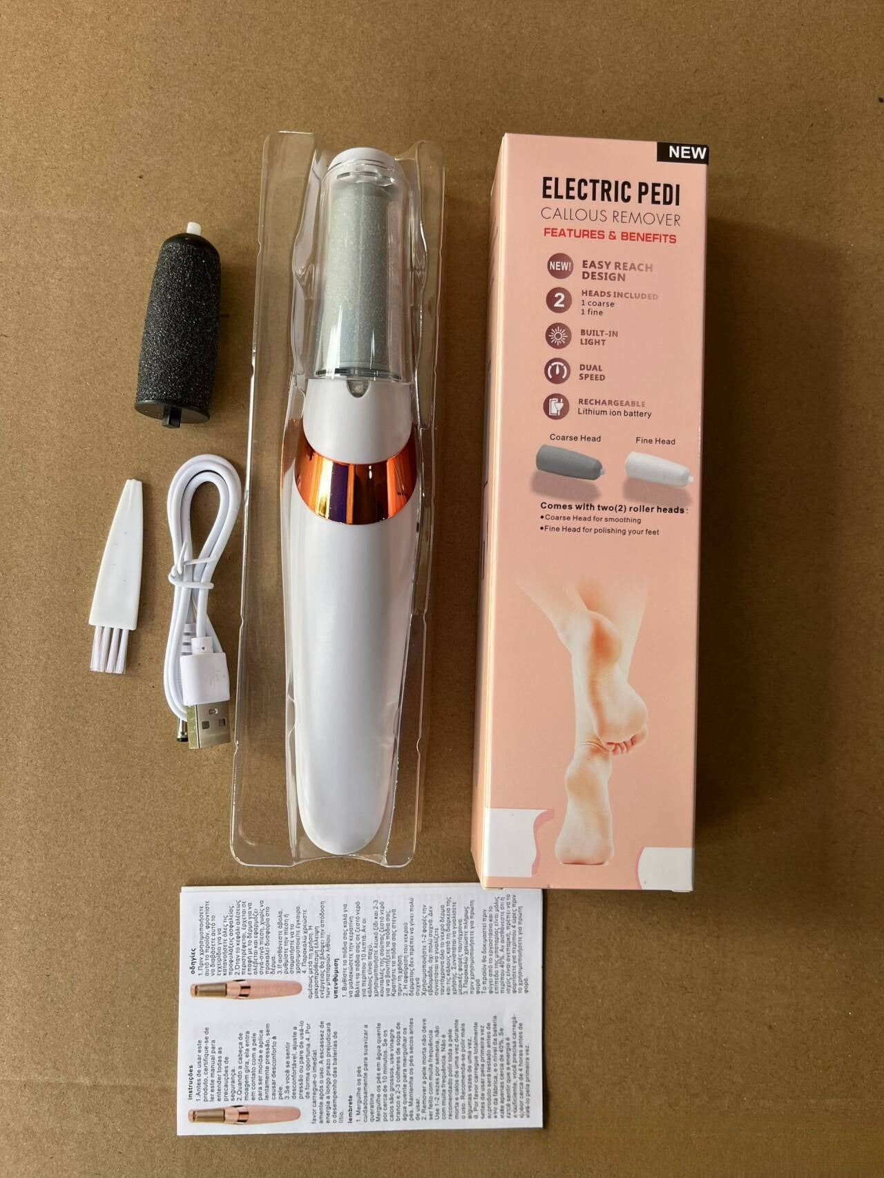 Electric Foot Grinder Callus Remover Tool