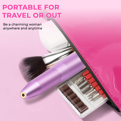 Professional Electric Nail Drill Kit with Drill Bits