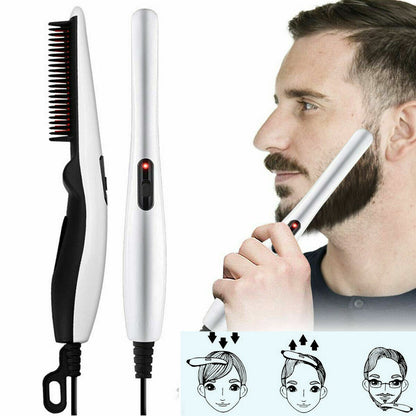 Men’s Beard & Hair Straightener Brush