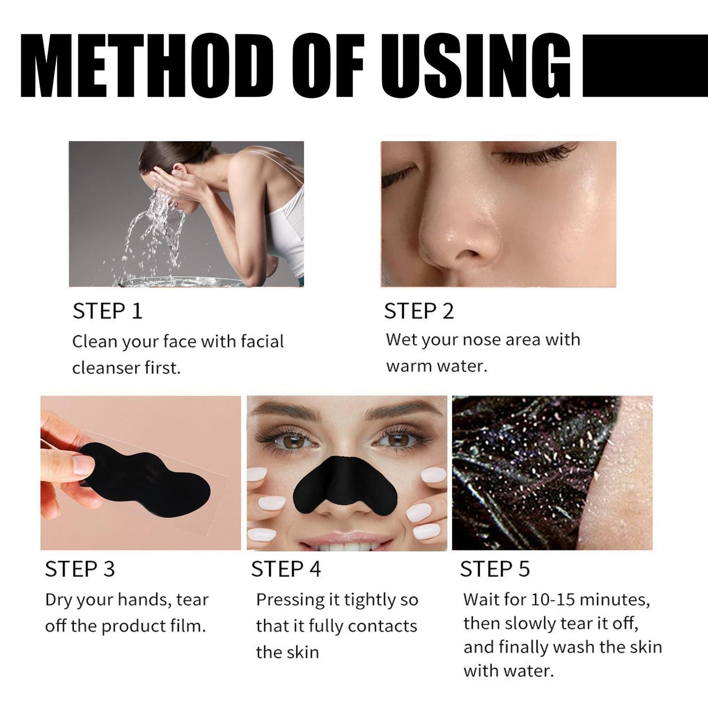 Blackhead Nose Strips Deep Pore Cleansing