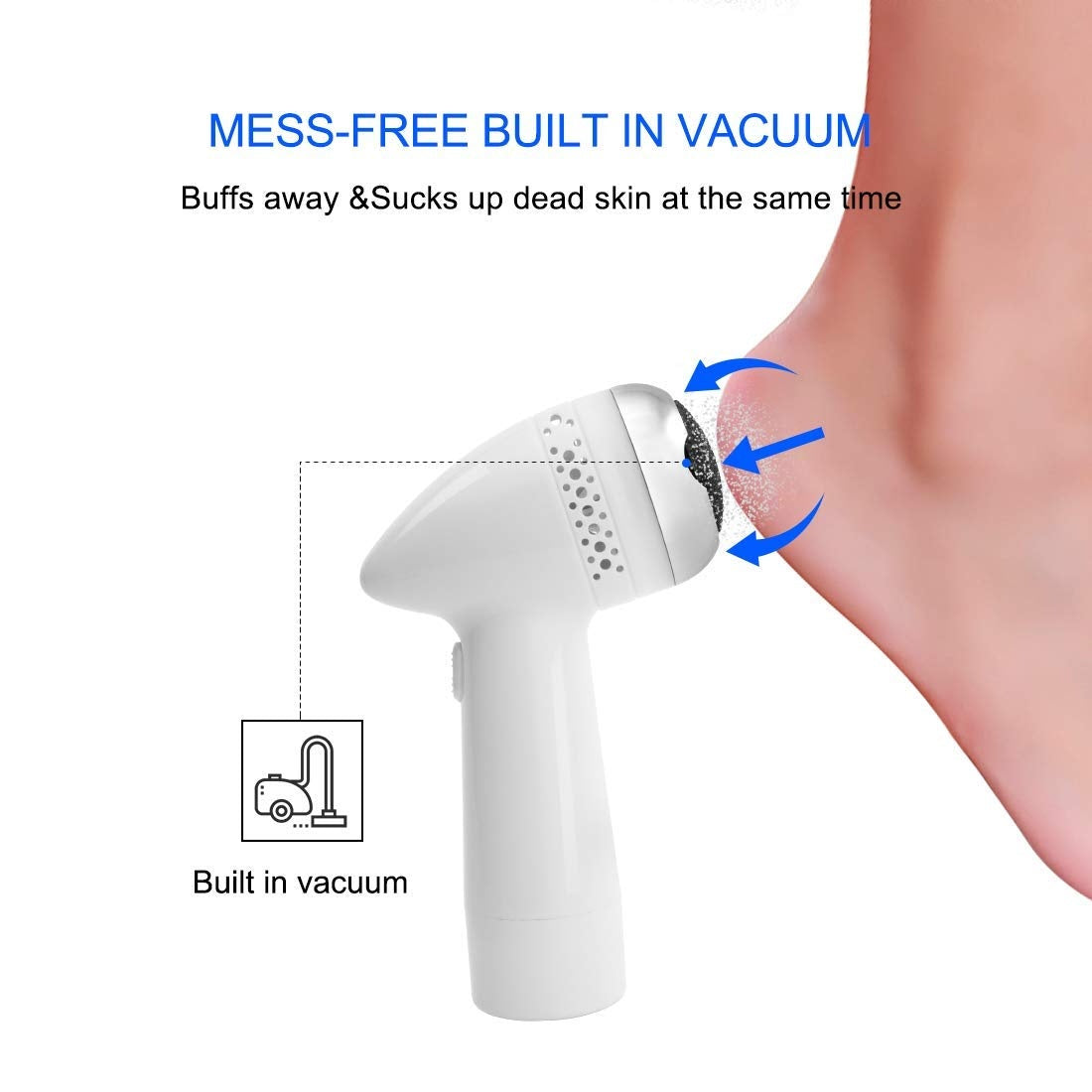 Vacuum Callus Remover & Dead Skin Exfoliator for Foot Care