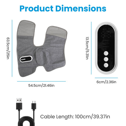 Cordless Heated Air Compression Leg Massager