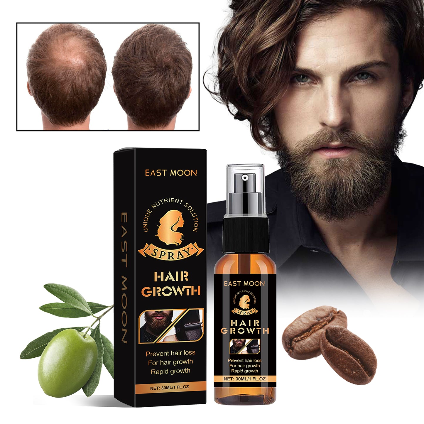 EAST MOON Hair Growth & Moisturizing Spray