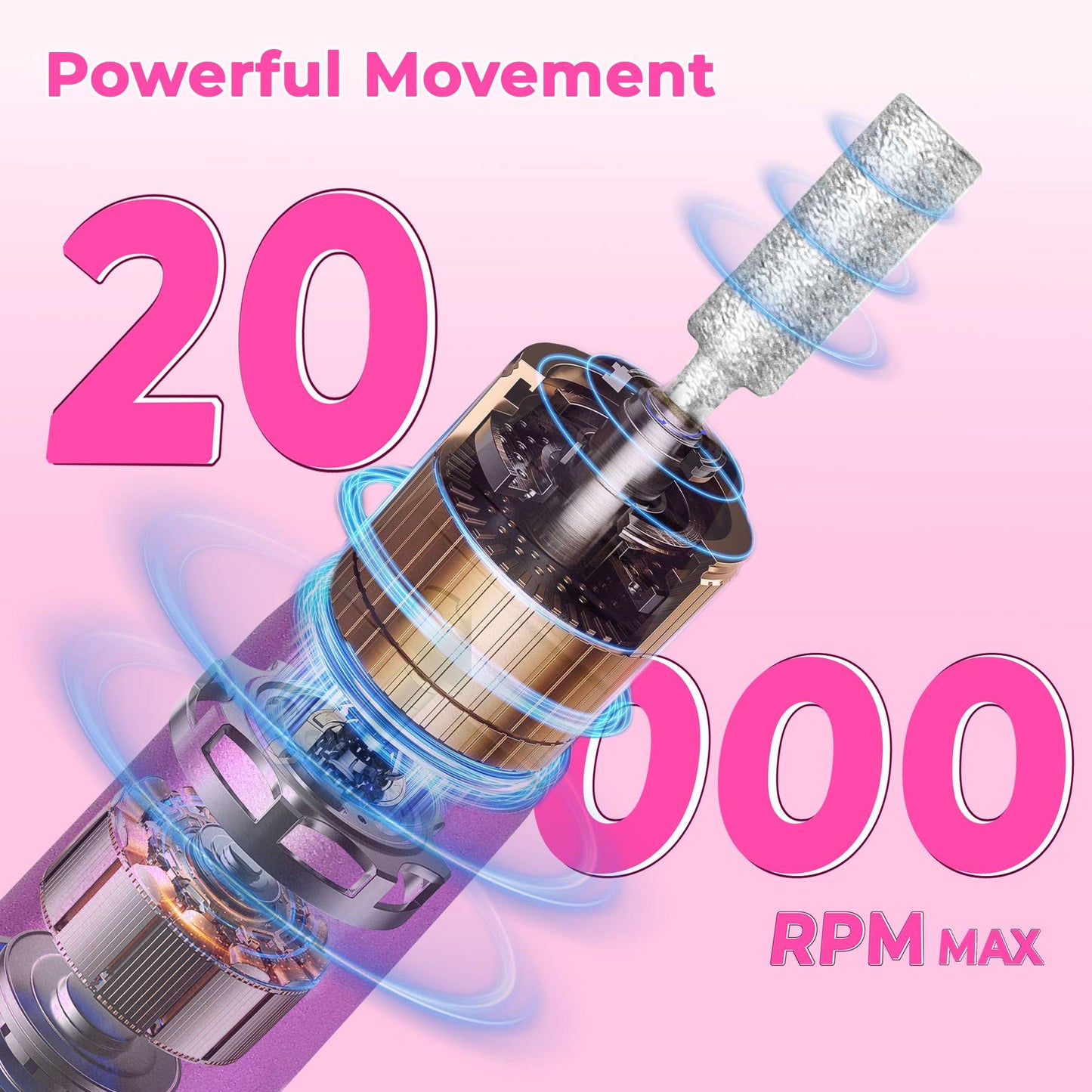 Professional Electric Nail Drill Kit with Drill Bits