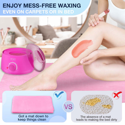 WUWUVISTA 69-Piece Hair Removal Wax Kit