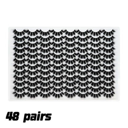 3D Multi-Layer False Eyelashes – Soft, Natural & Reusable