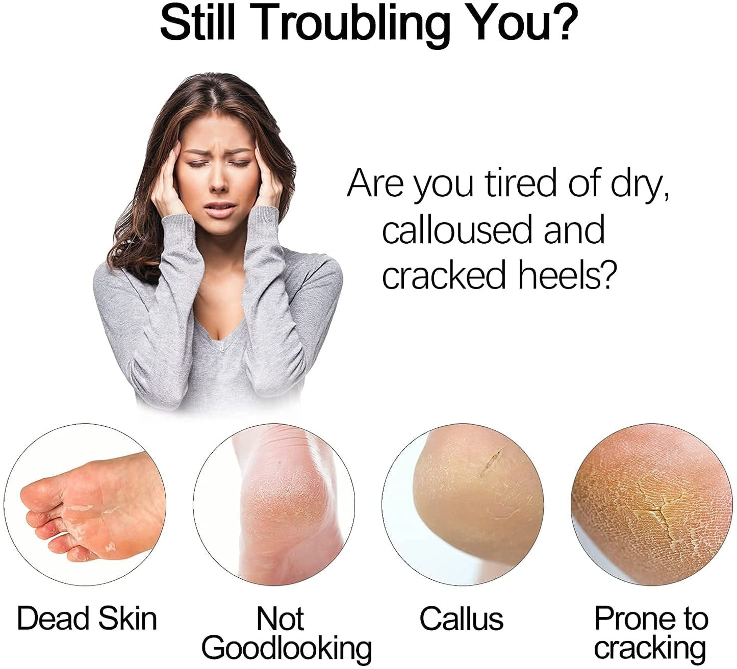 Vacuum Callus Remover & Dead Skin Exfoliator for Foot Care