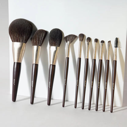 10‑Piece Professional Makeup Brush Set