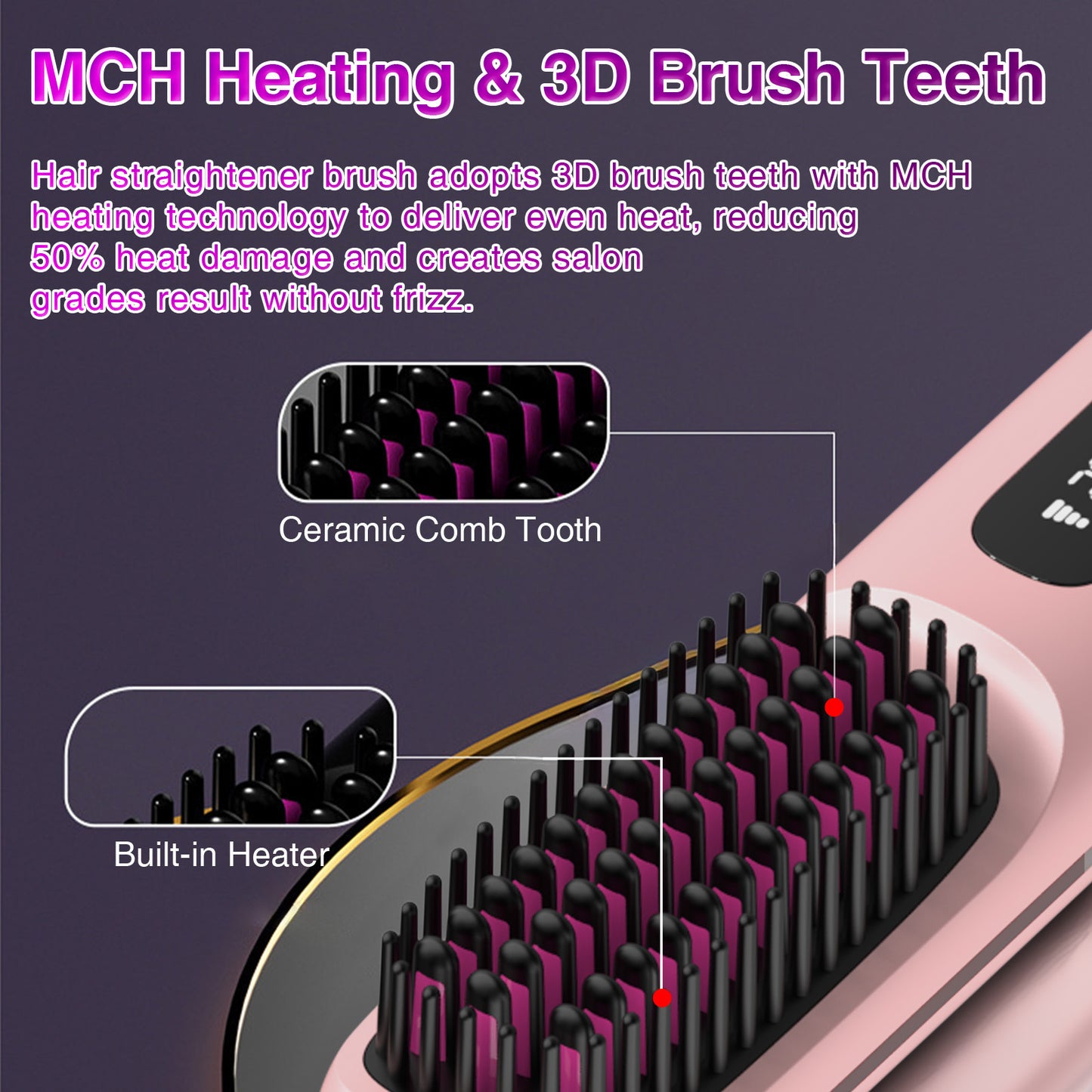 S7 Cordless Hair Straightening Brush