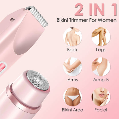 2-in-1 Bikini Trimmer for Women