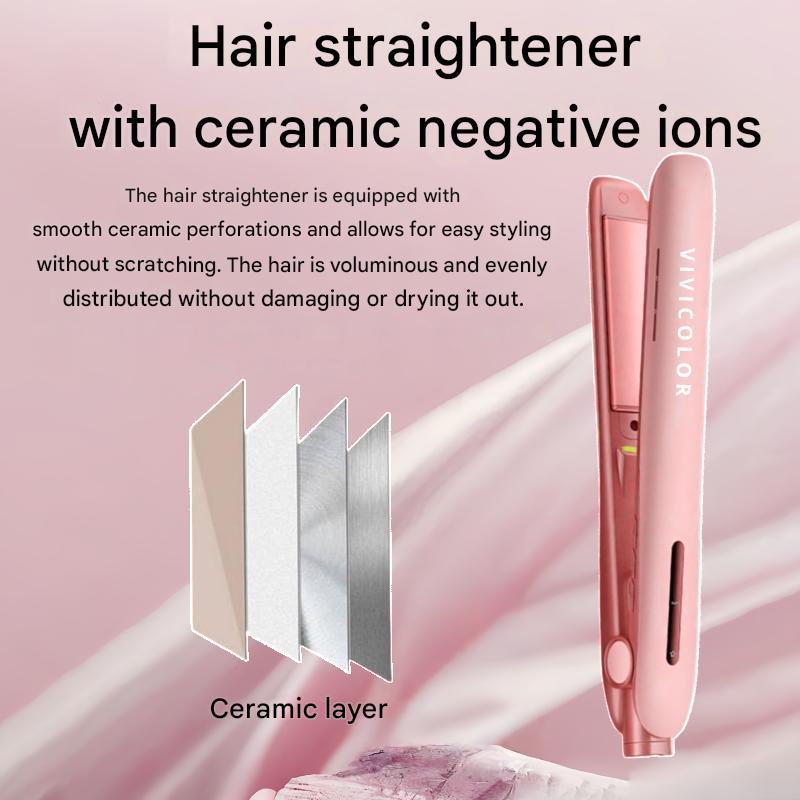 Gentlemen’s 2-in-1 Bangs Straightener & Curler