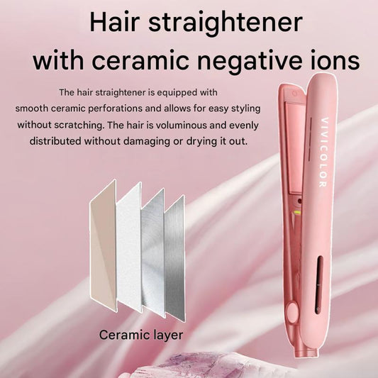 Gentlemen’s 2-in-1 Bangs Straightener & Curler