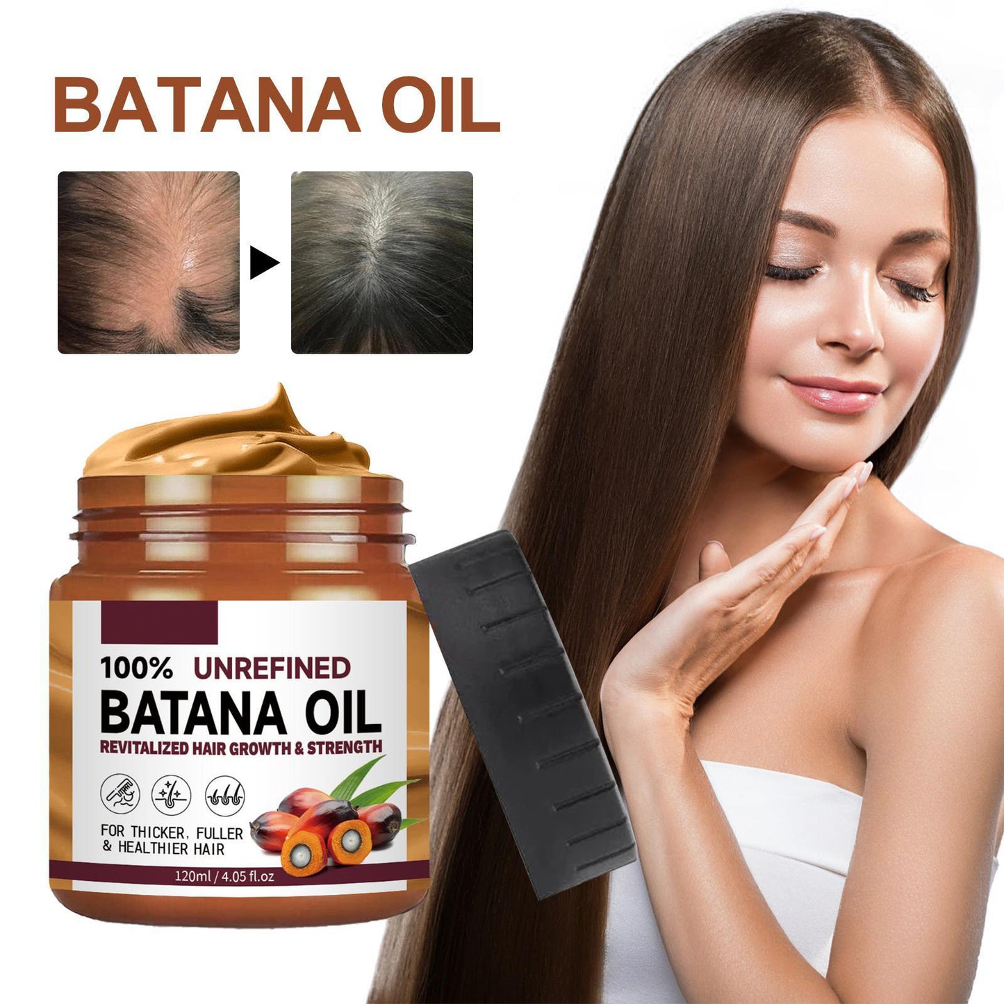 Batana Oil Hair Conditioner – Fuller, Thicker Hair